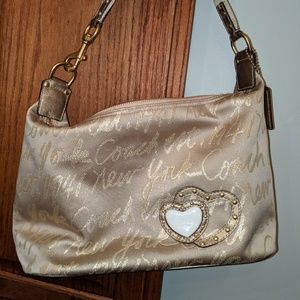 Gold COACH bag!